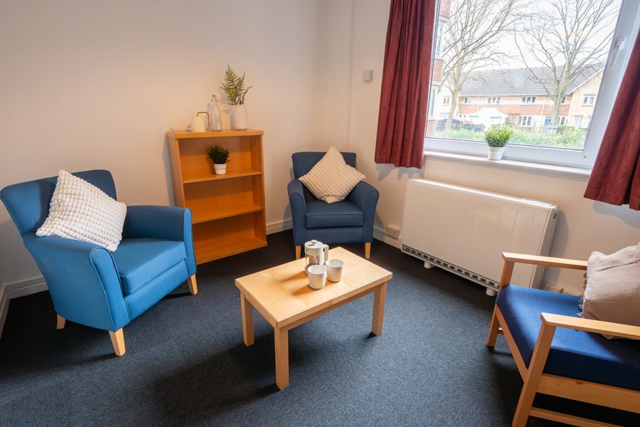 Leicester key worker accommodation lounge 1