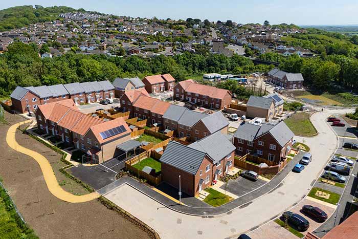 New housing development in Weston Super Mare