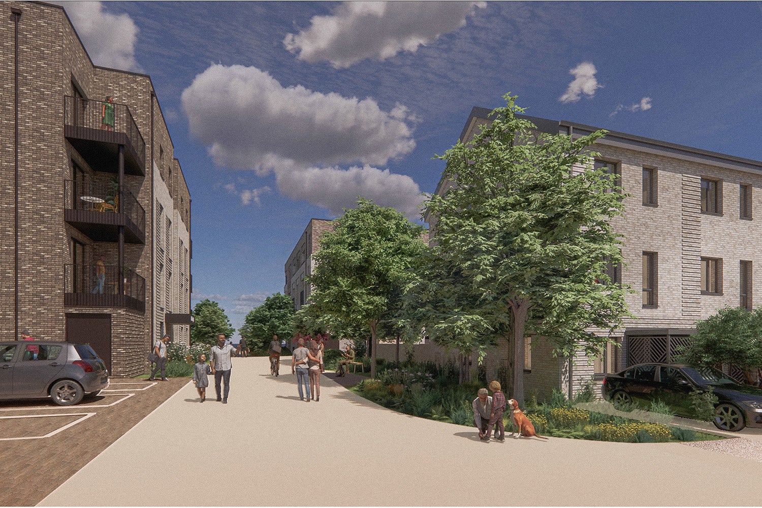 CGI of how Bath Road Brislington development will look.
