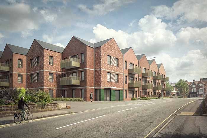 CGI of how the new Saxon Court will look.