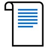 Pictogram of a piece of paper