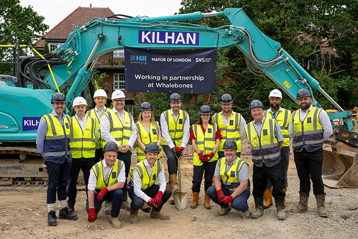 SNG and The Hill Group colleagues pose with Deputy Mayor of London, Tom Copley