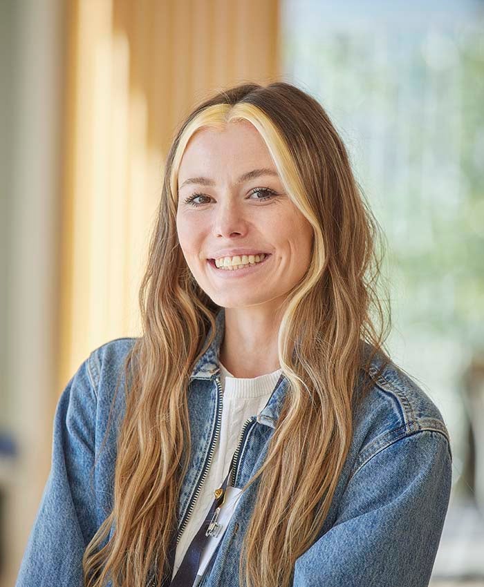 Woman posing for a photo