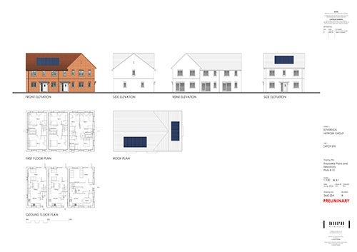 East Hanney house type plots 8-10