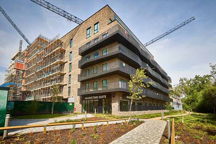 Construction of new homes at Northwick Parkside, Northwick Park.