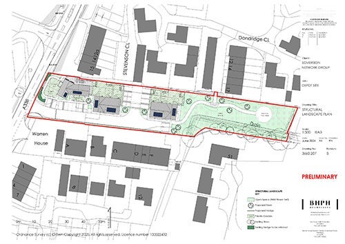 East Hanney structural landscape plan