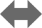 Grey arrow in a left and right 