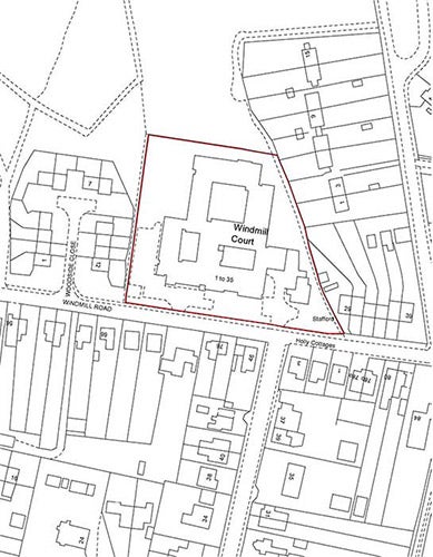 Windmill Court site plan