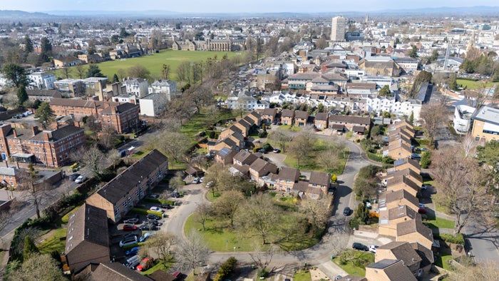 Cheltenham key worker accommodation_aerial view