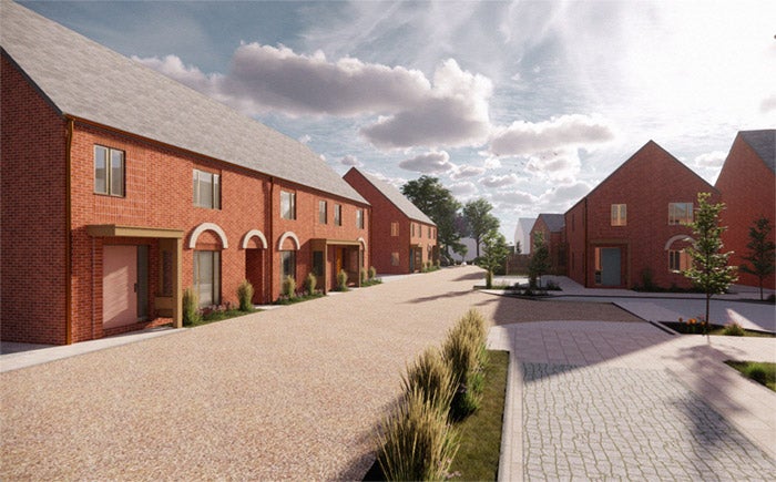 Windmill Court - View to proposal shared space - image courtesy of iB architects