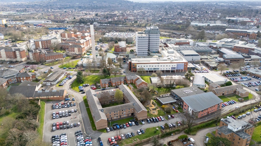 Gloucester key worker accommodation_aerial view
