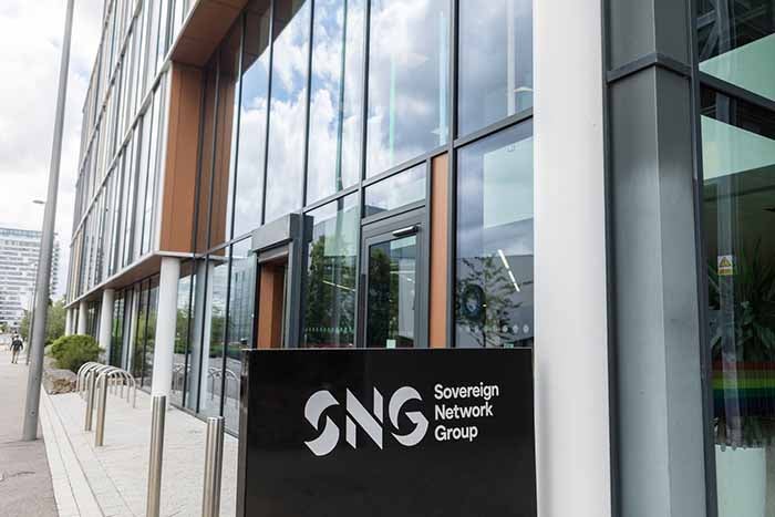 SNG sign outside Sovereign House