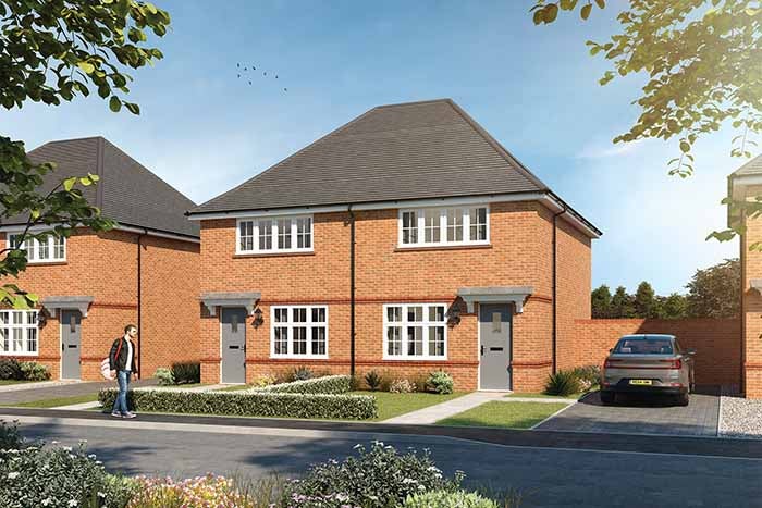 CGI of Willow Park houses