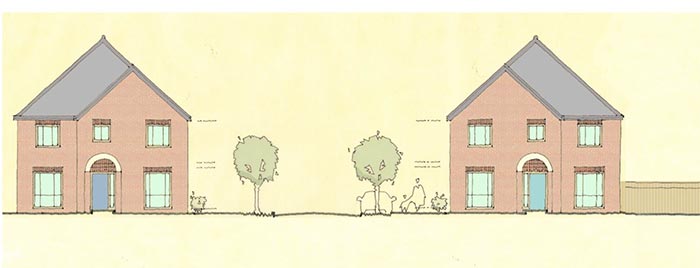 Proposed concept street elevations - Windmill Court