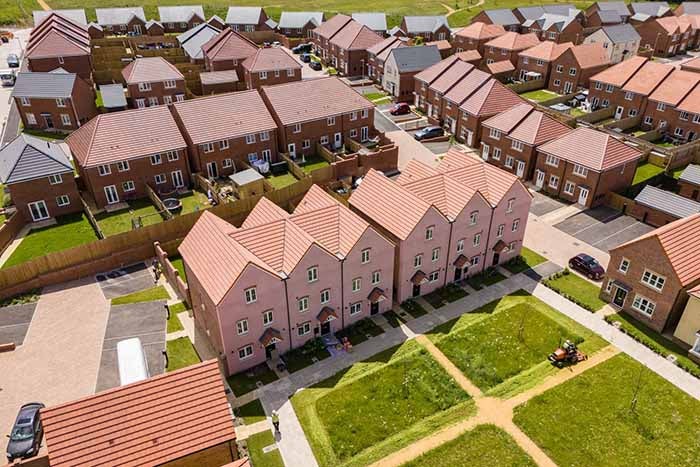 New build homes at Cleve Wood in Thornbury, South Gloucestershire