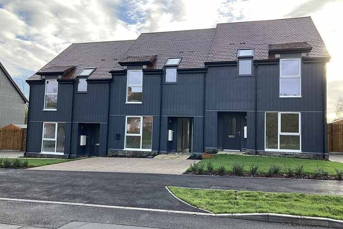 New homes in Paradise Way, Chapel Row