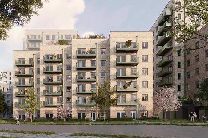 CGI of Grand Union homes