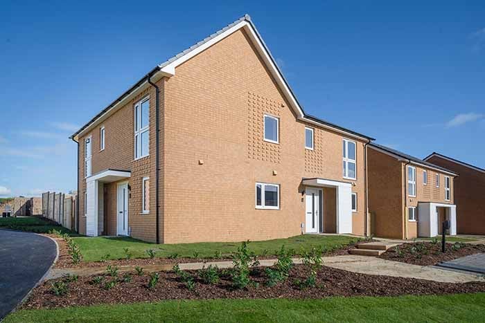 New houses at Three Oaks development
