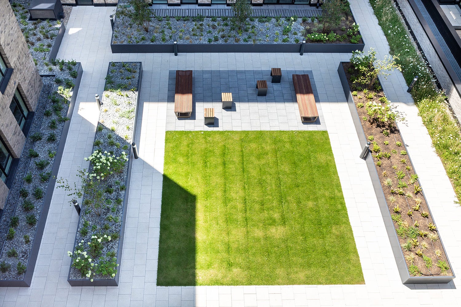 Communal gardens at Northwick Park