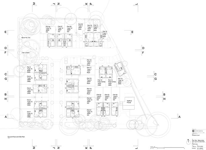 Windmill court site plan