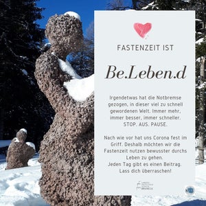 Fastenzeit ist Be.Leben.d