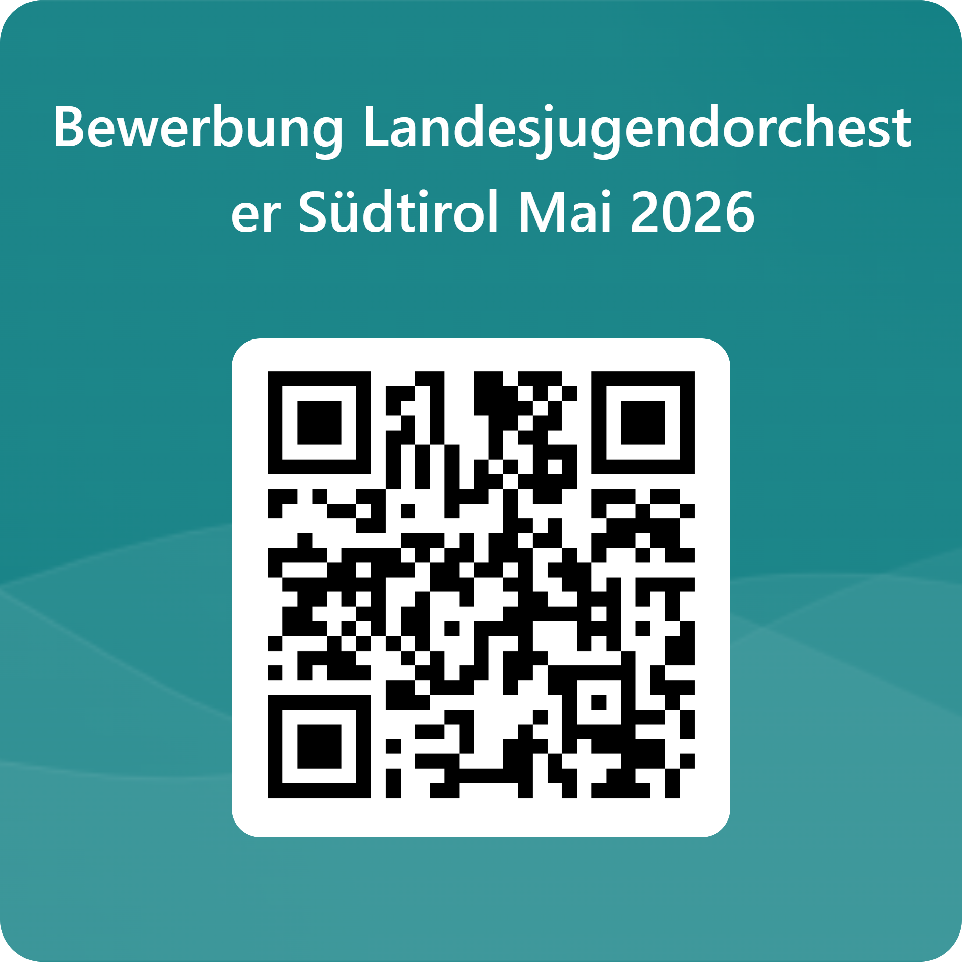[Externer Link] Bewerbung - Landesjugendorchester 
Südtirol