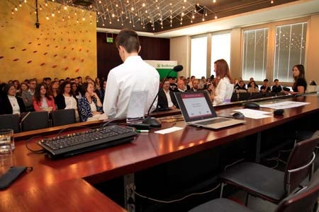 Heute (17. Mai) erhielten 21 Übungsfirmen das Zertifikat zum bestandenen QualitätsAudit