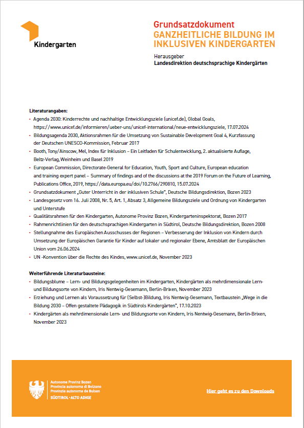 Literaturverzeichnis zum Grundsatzdokument