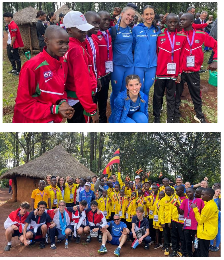 Die Südtiroler Athletinnen in Kenia. Foto: LPA/Pädagogische Abteilung der Deutschen Bildungsdirektion/Astrid Ferrari