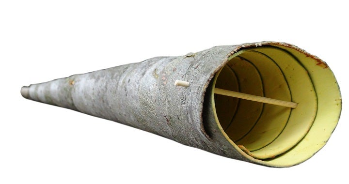 Horn aus Salweidenrinde mit Doppelrohrblatt MP30C