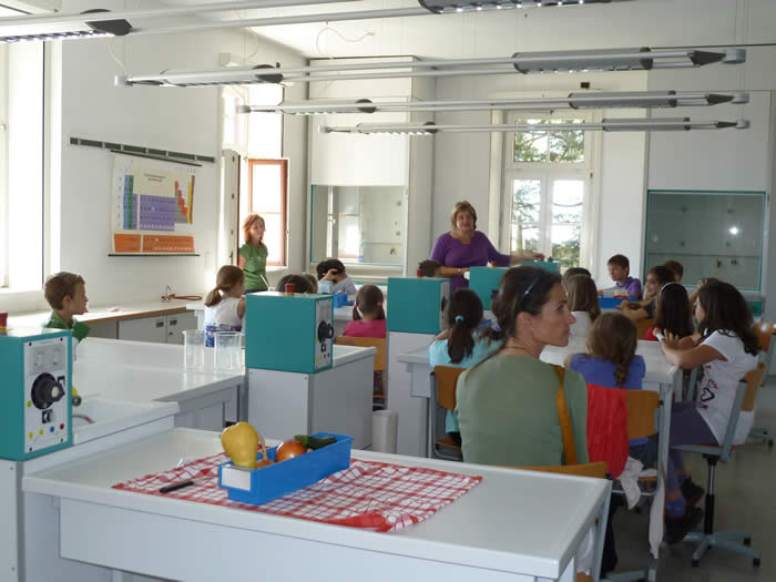 Schülerlabor in Rechtenthal: Basisversuche