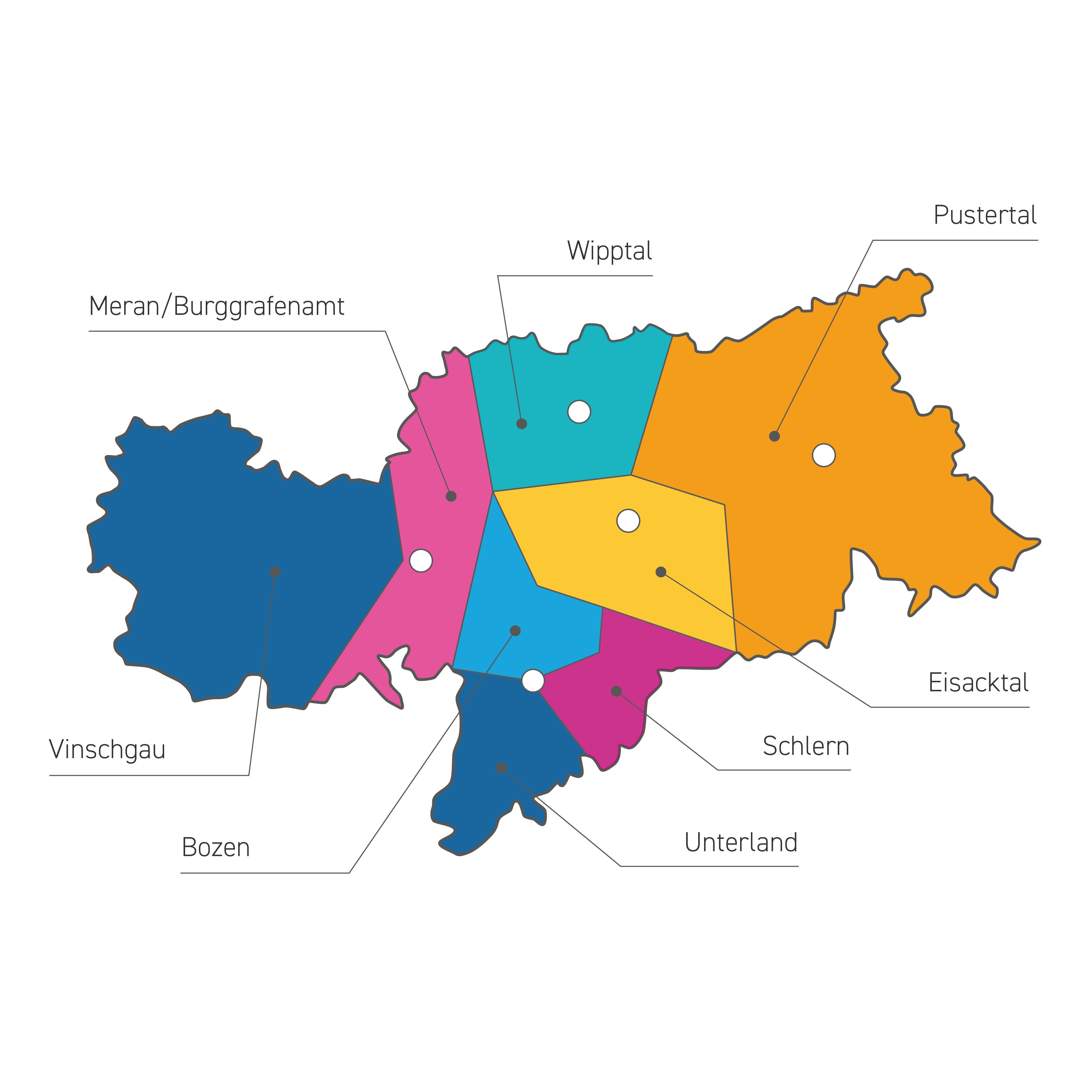 Netzwerkpartner der Bezirke