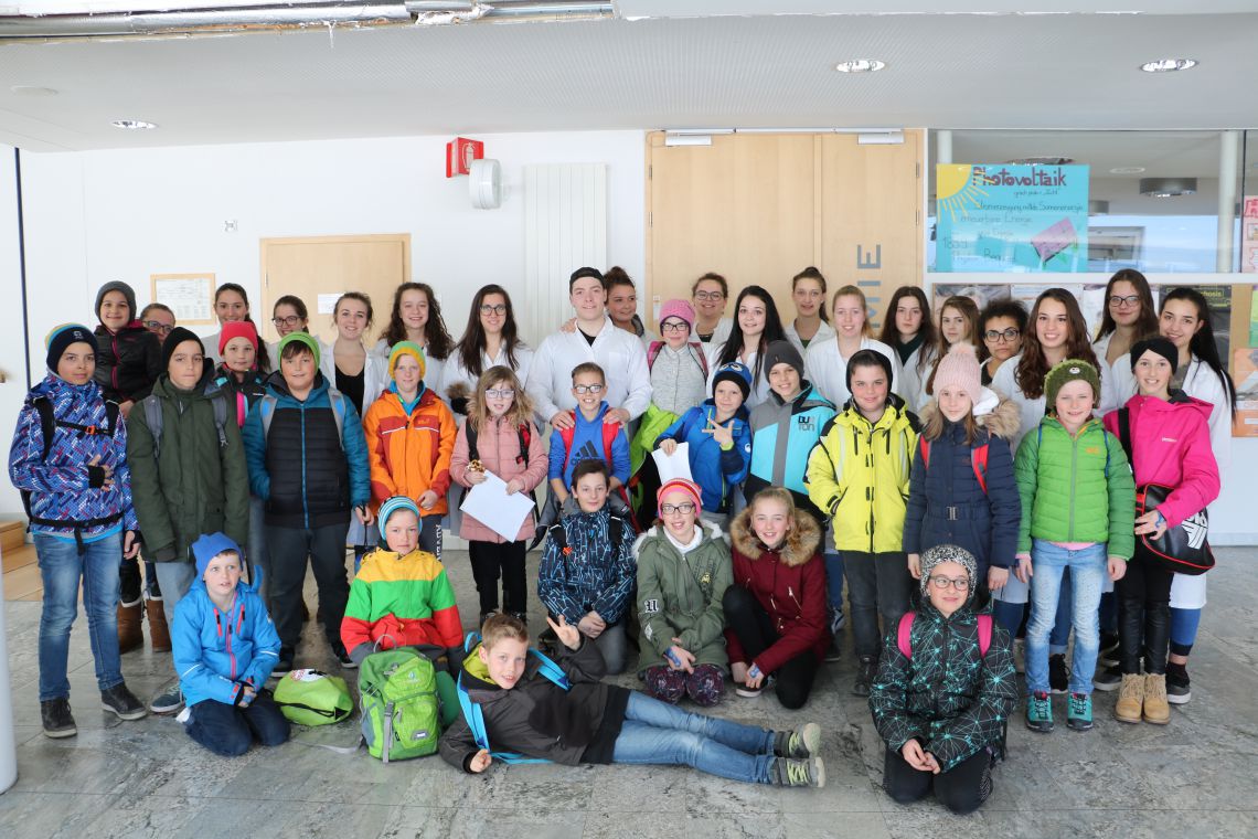 Schüler:innen-Gruppe bei Lernen durch Lehren