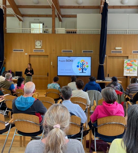 Die zu Jahresanfang gestartete Bildungsmaßnahme "Soziale Kompetenzen Intensivieren - SOKI" wurde am 6. Mai mit einer Feierstunde abgeschlossen. (Foto: LPA/Koordinationsstelle Berufliche Weiterbildung)