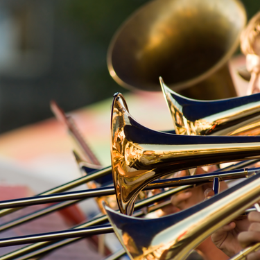 Detailansicht Blasinstrumente (Foto: Shutterstock)