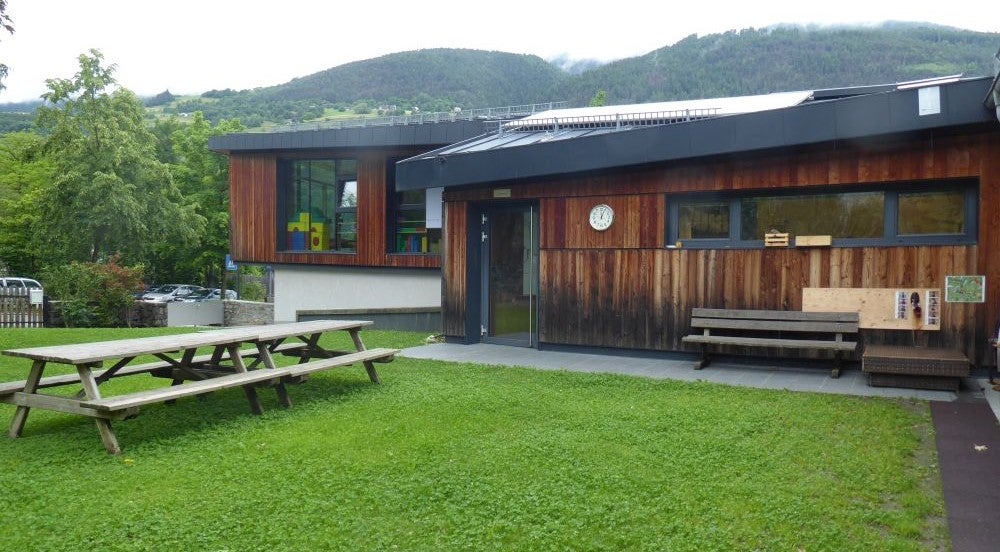 Außenansicht Kindergarten Albeins. Foto: KGS Brixen