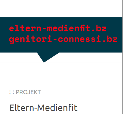 Netzwerk Eltern-Medienfit: Newsletter auf der Website der Pädagogischen Abteilung