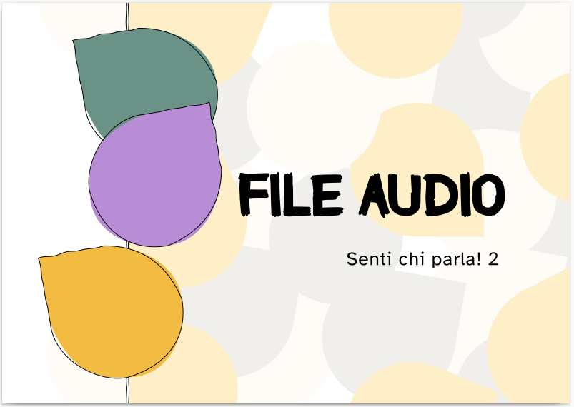 [Externer Link] Scarica la mediateca audio e video