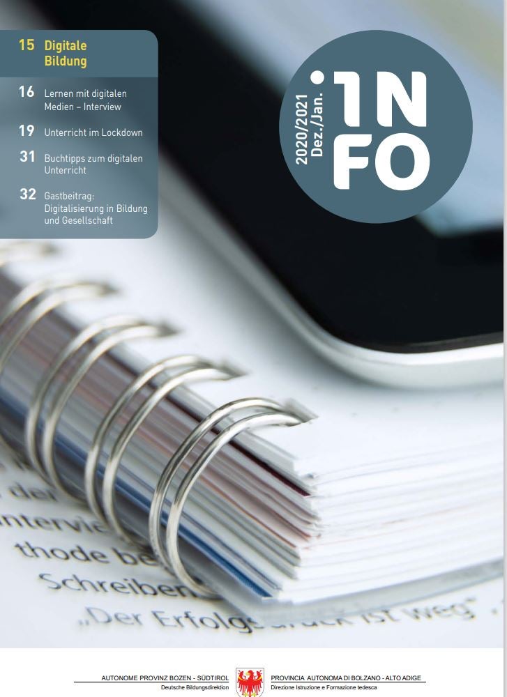 INFO Dezember-Jänner 2020/2021: Digitale Bildung