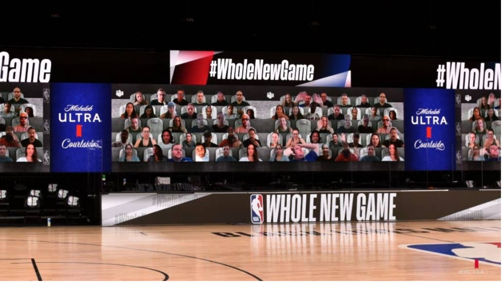 Michelob Ultra and Microsoft have reimagined the courtside experience, thinking beyond one-dimension experiences. Img source: TheSportsRush