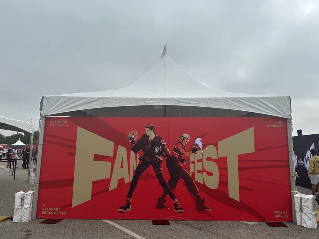 Valorant Championships tent
