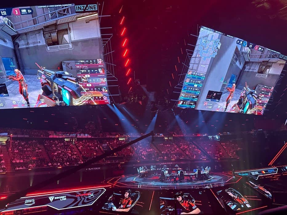 Image of the Valorant Championship screens