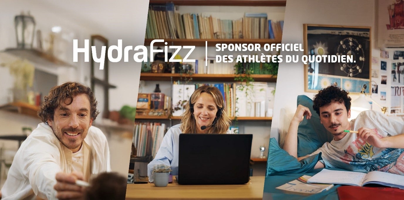 HydraFizz célèbre “Les athlètes du quotidien » dans une campagne imaginée par DENTSU CREATIVE et orchestrée par CARAT