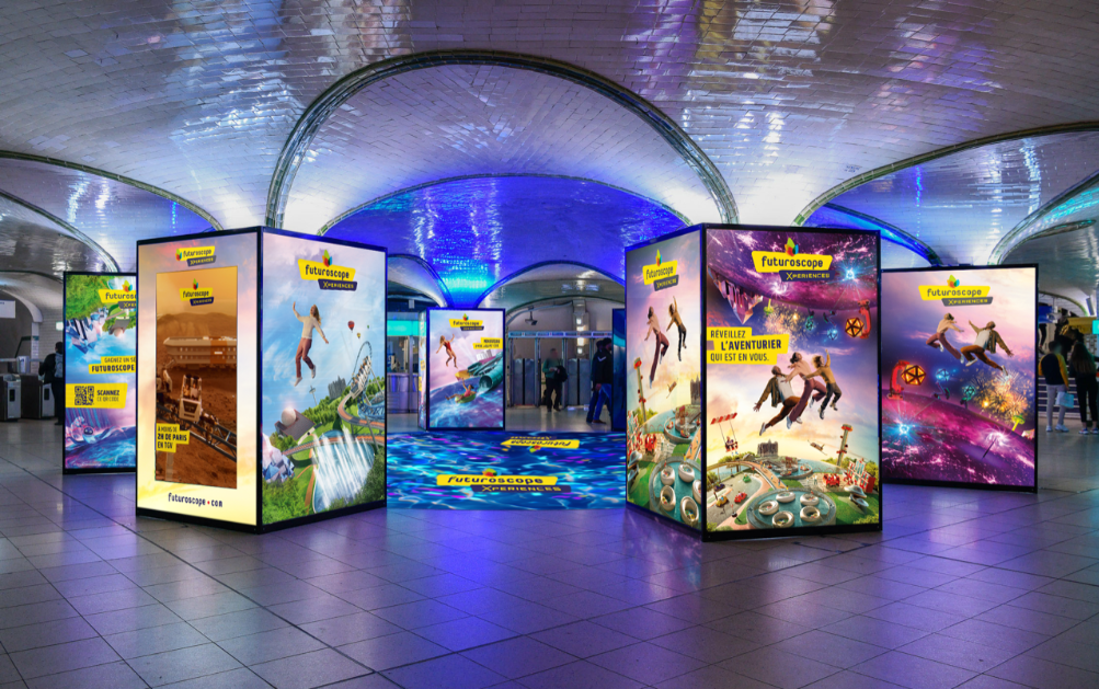 Accompagné par CARAT, le FUTUROSCOPE événementialise le lancement de Futuroscope Xperiences, sa nouvelle plateforme de marque