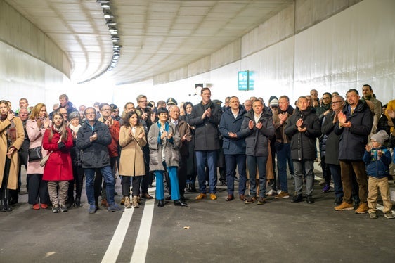 Feierstunde zur Eröffnung der Umfahrung Vahrn. (Foto: LPA/Daniel von Johnston)
