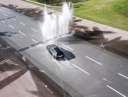 5.081 Personen haben im Jahr 2025 an den Kursen des Fahrsicherheitszentrums Safety Park teilgenommen - so viele wie nie zuvor. (Foto: LPA/Safety Park/Armin Huber)