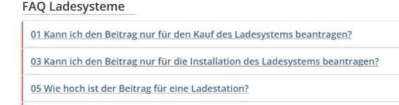 FAQ Ladesysteme