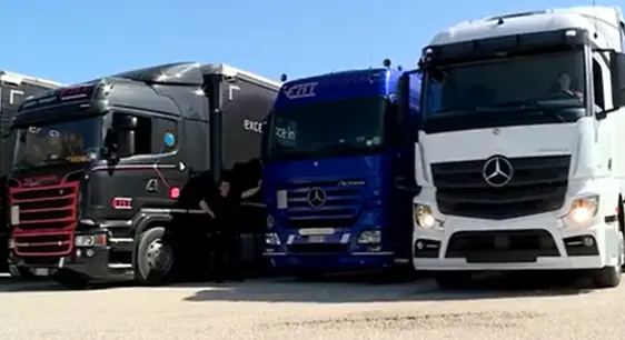 Screenshot del nostro video sulla sicurezza del carico