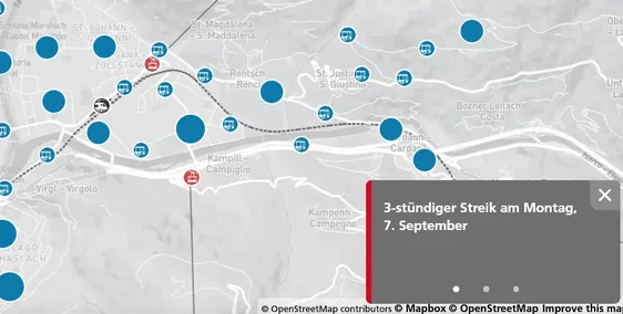 Für Montag, 7. September ist ein 3-stündiger Streik (von 09:00 bis 12:00 Uhr) des Sasa-Personals angekündigt.