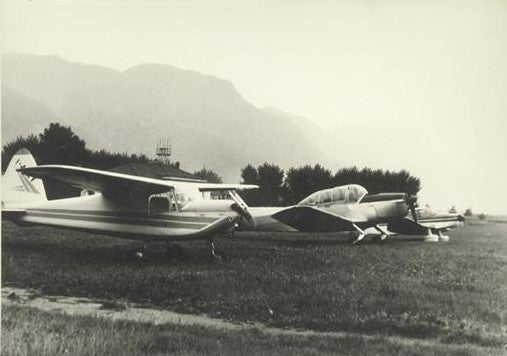 Alte Privatflugzeuge in Bozen (Foto ABD)